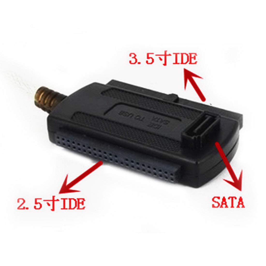 Amazon | SATA/IDE → USB2.0 変換アダプタ ATA 7ピン+15ピン【Rosebe